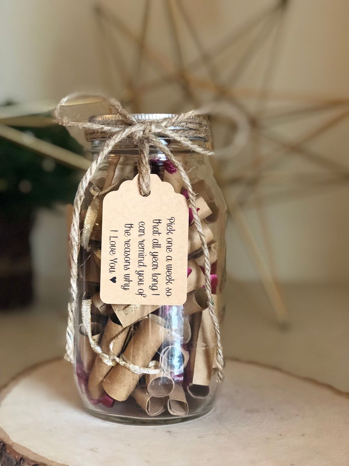 CUSTOMIZED LOVE NOTES JAR