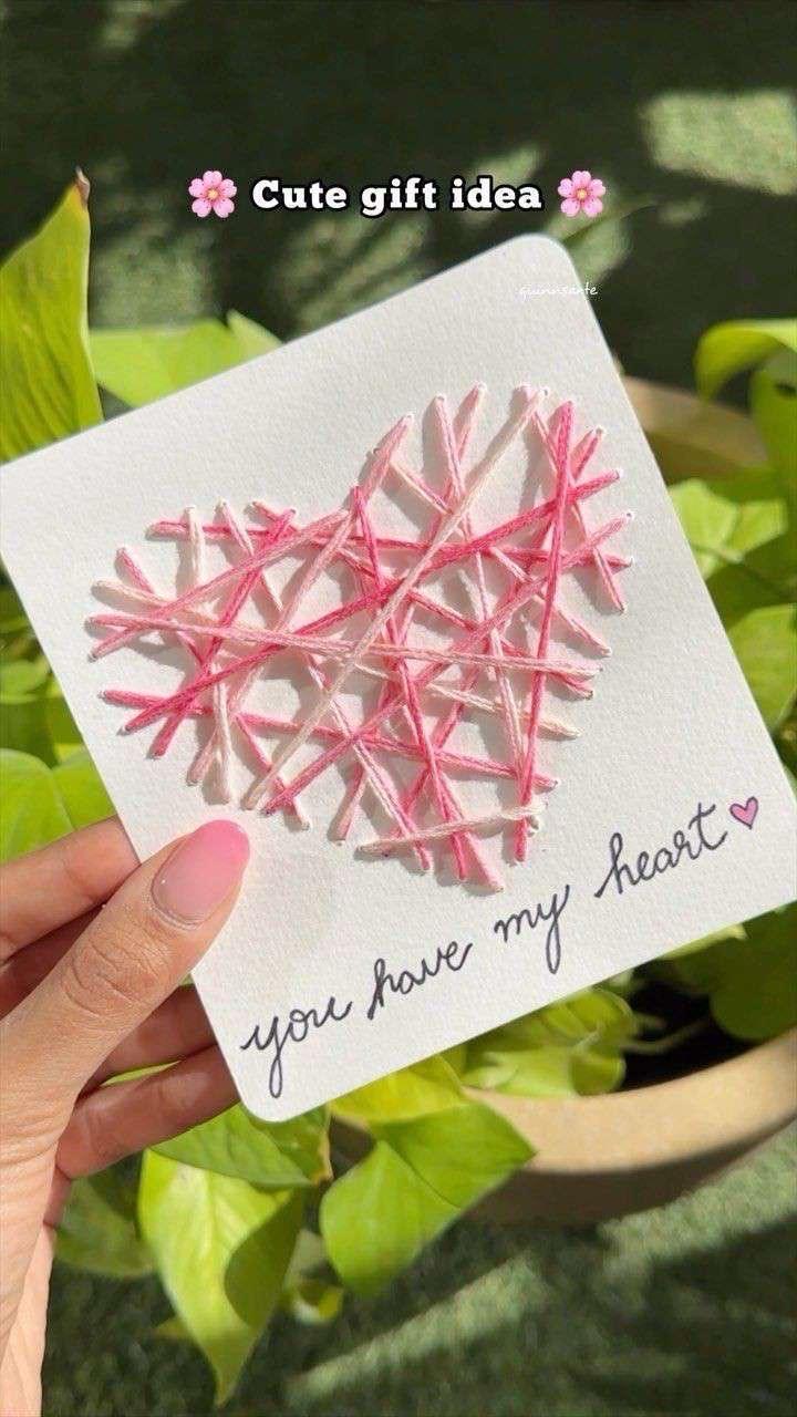 CUSTOMIZED MINI HEART CARDS