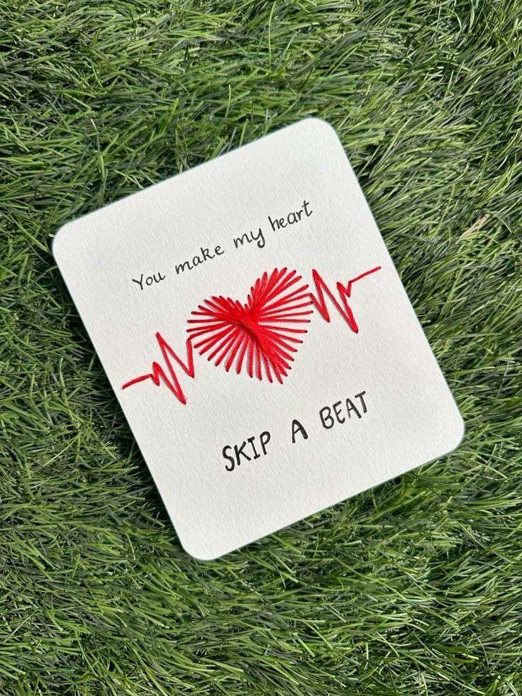 CUSTOMIZED MINI HEART CARDS